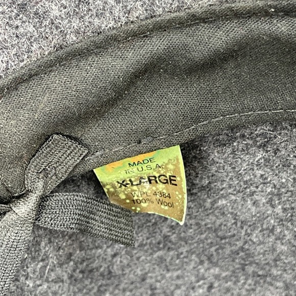 Stetson Mello Felt Crushable Water Repellent Hat 100% Wool Size XL Gray  USA - Picture 10 of 10